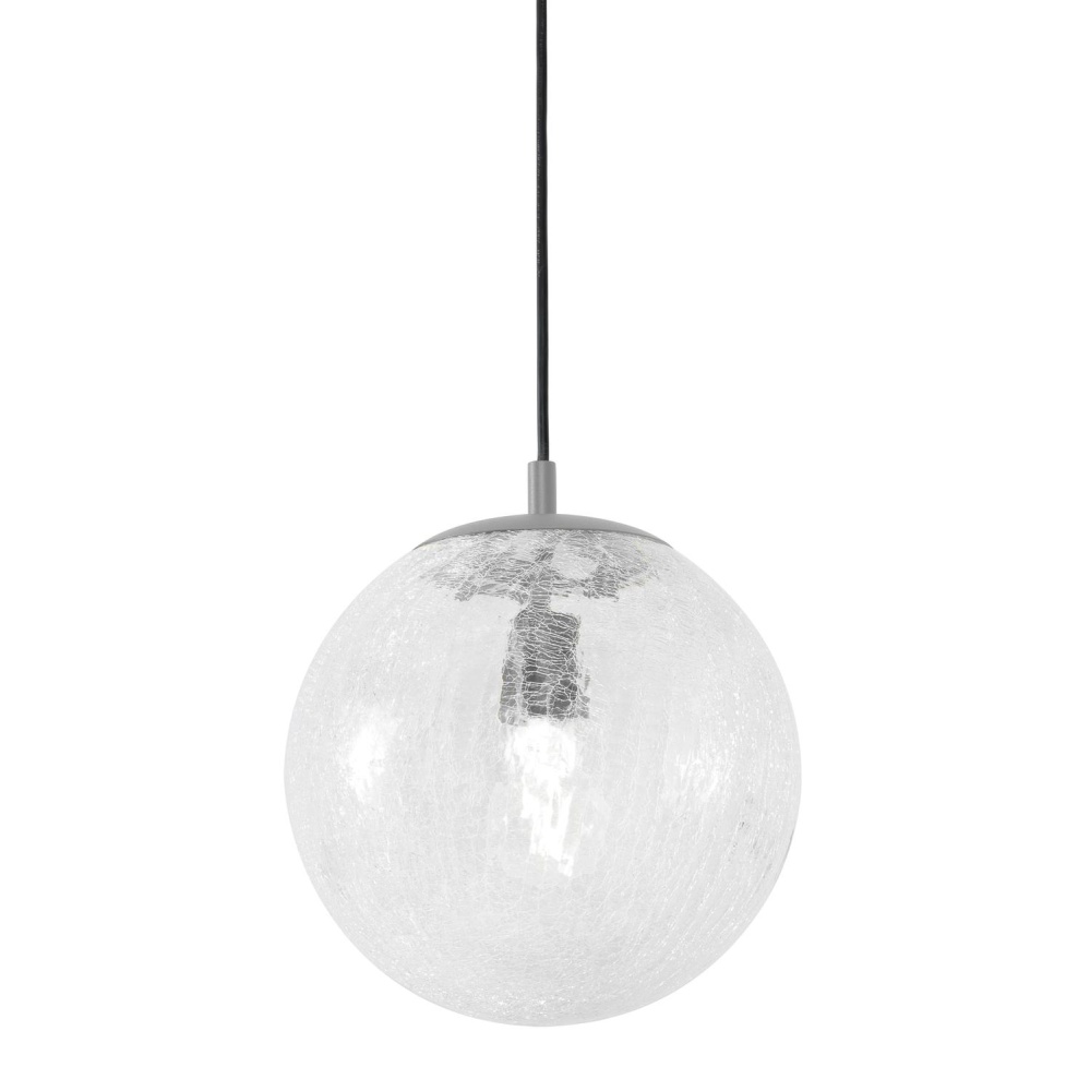 Palla 09'' Medium Base Pendant, 120V, SN