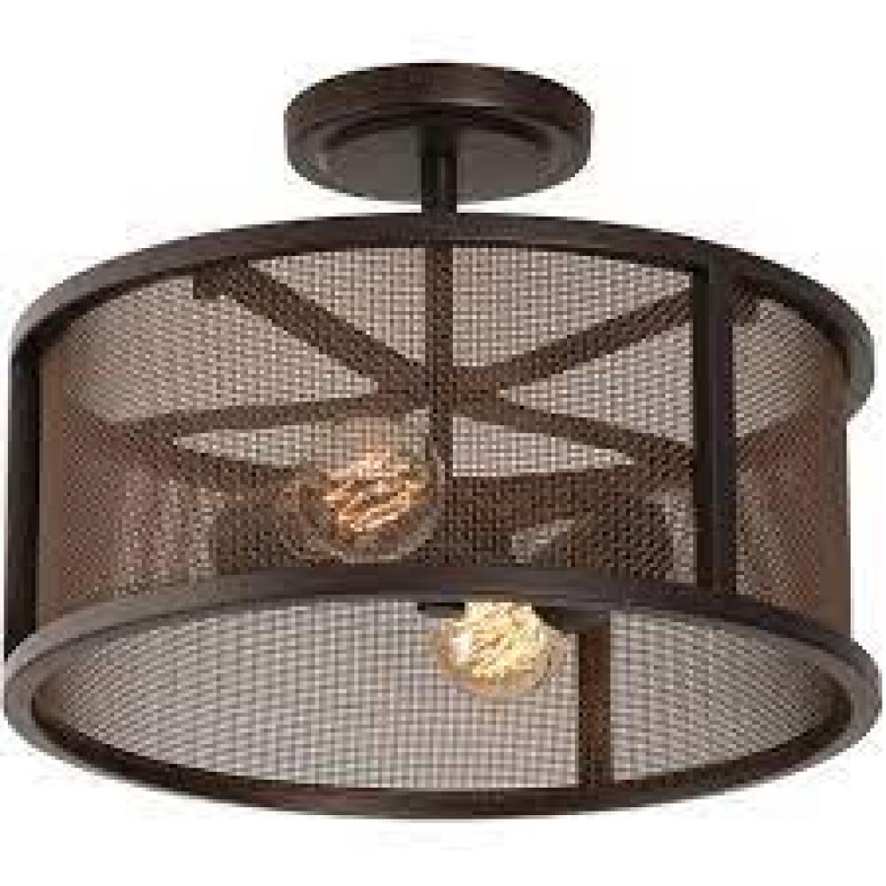 AUSTIN FLUSHMOUNT MEDIUM BASE120V