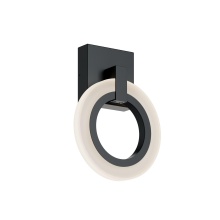 AFX Lighting, Inc. HLOS0811LAJUDBK - Halo 11'' LED Sconce, 120-277V, 18W, 5 CCT, BK