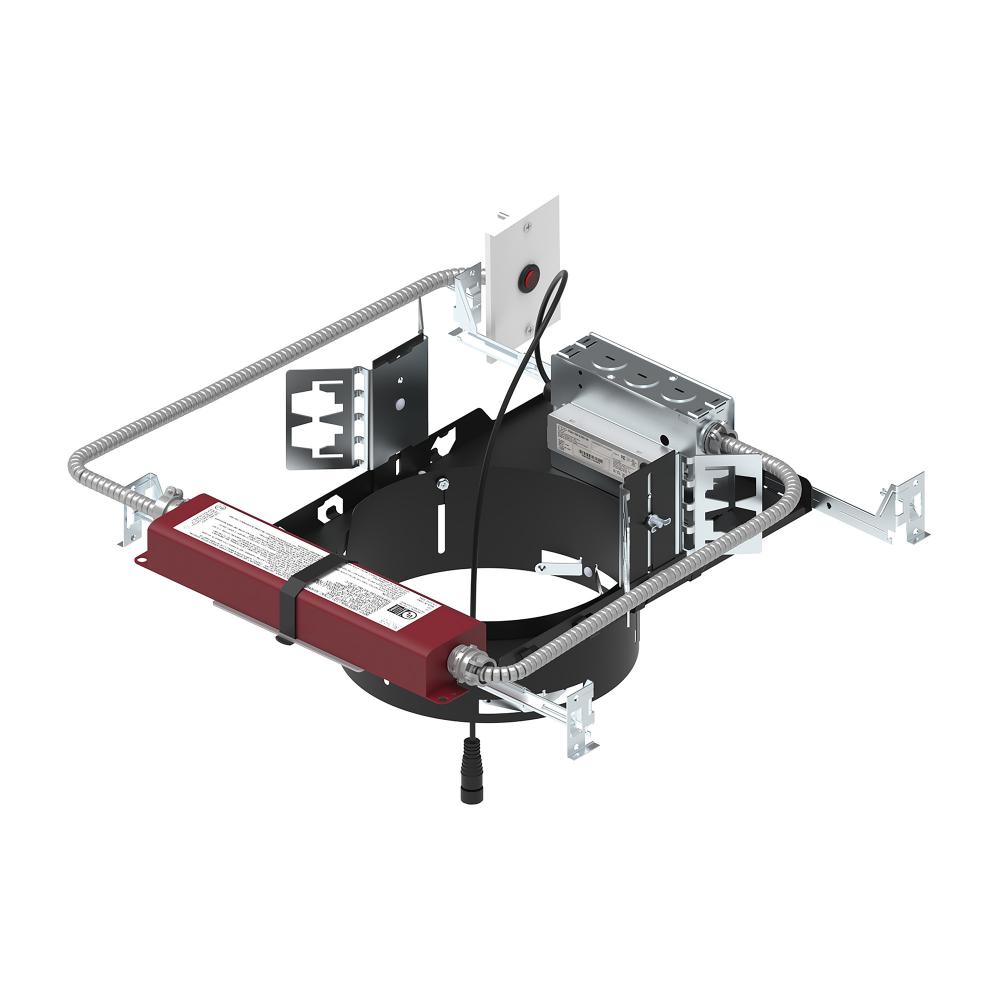8" Sapphire III Non-IC New Construction Housing w/ Remote Test Switch EM Driver, 13W / 900lm,