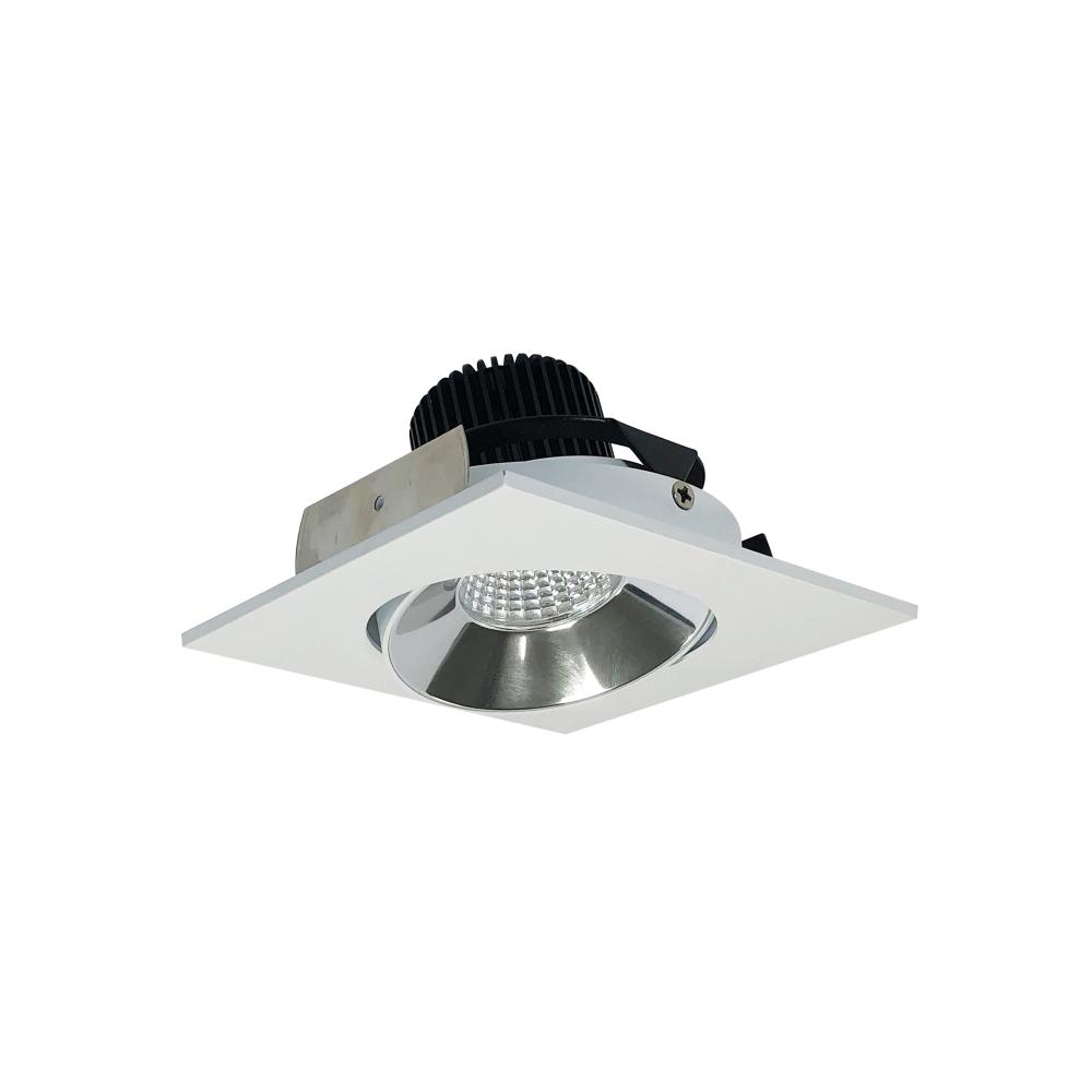 4" Iolite LED Square Adjustable Cone Reflector, 1000lm / 14W, 3500K, Specular Clear Reflector /