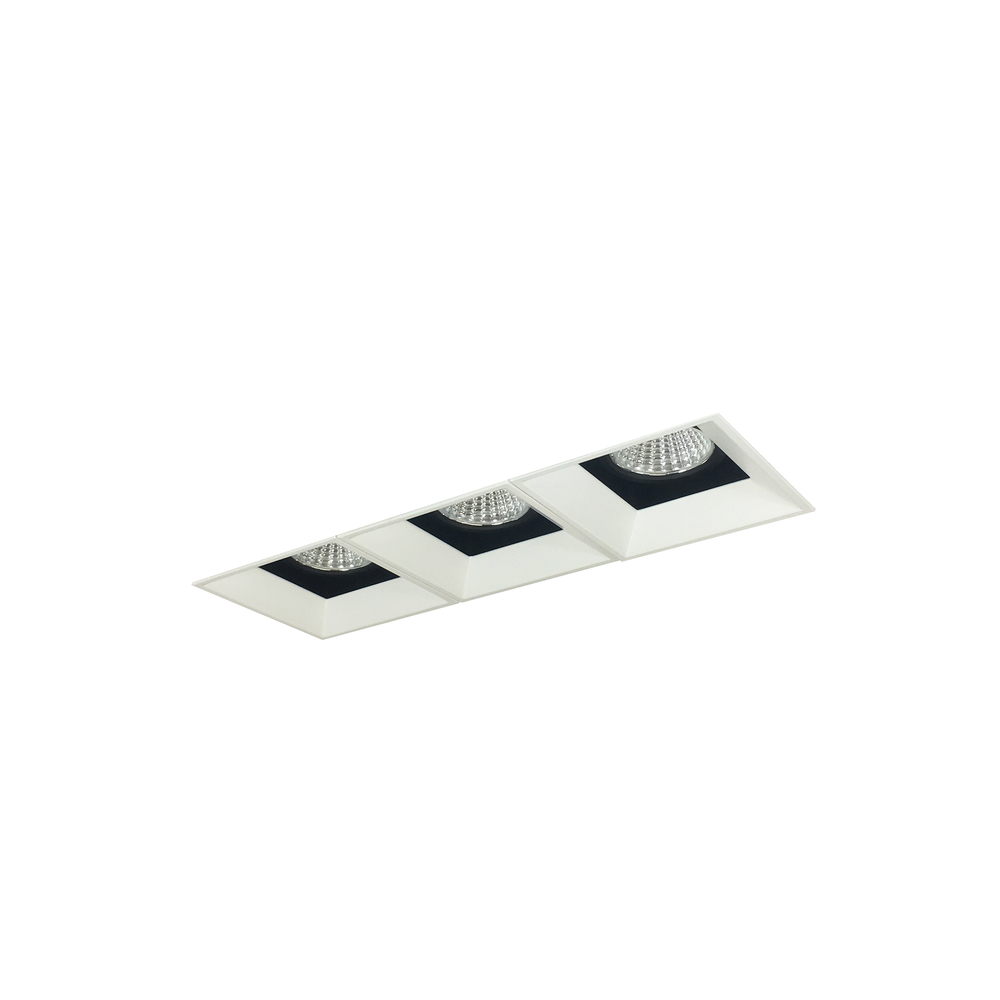 Iolite MLS 3-Head Trimless Reflector Kit, 2700K, 1000lm, Black/MPW Fixed Downlt. Trims