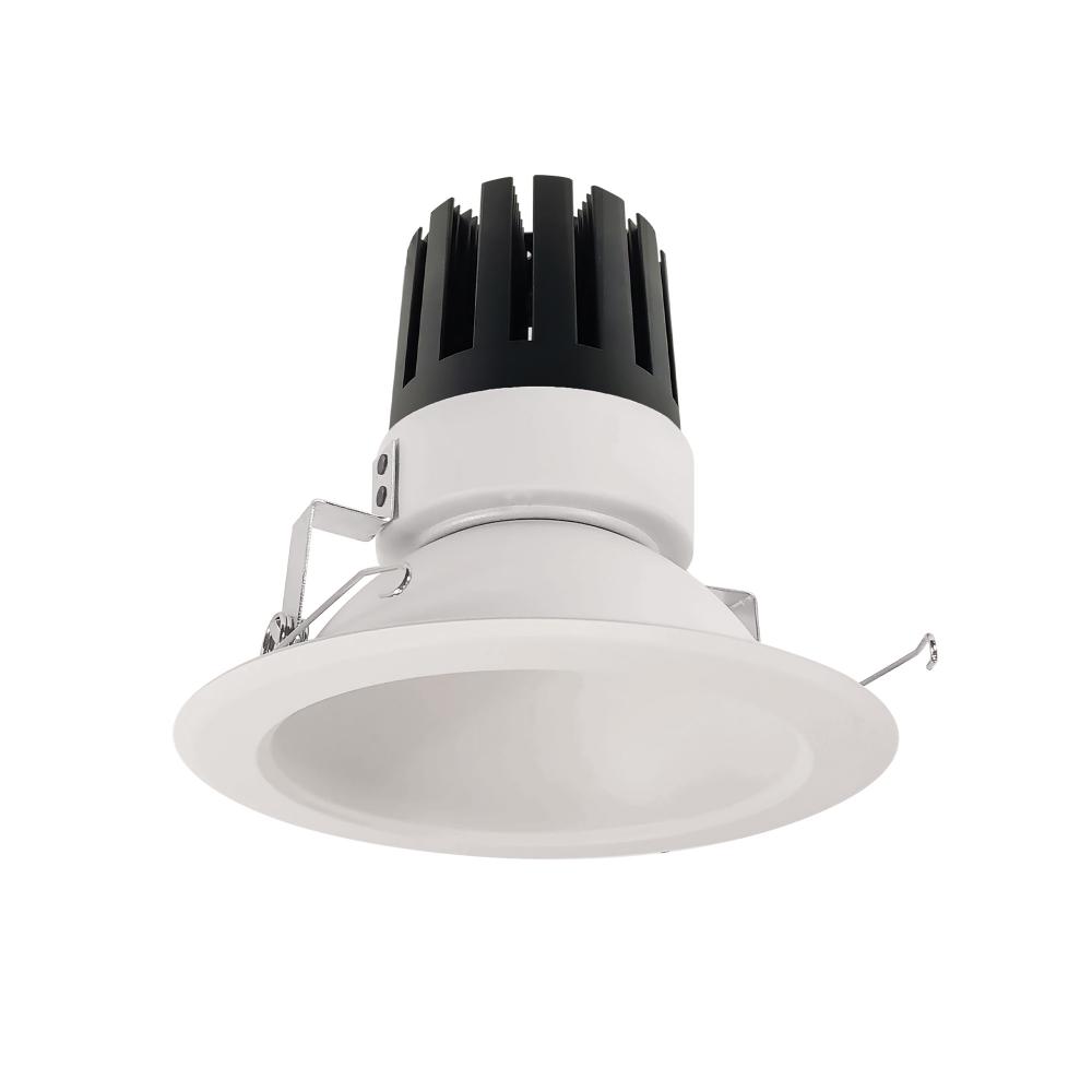 6" Marquise III Round Open Reflector, 2500lm, 3500K, Spot Optic, White Reflector/White Flange
