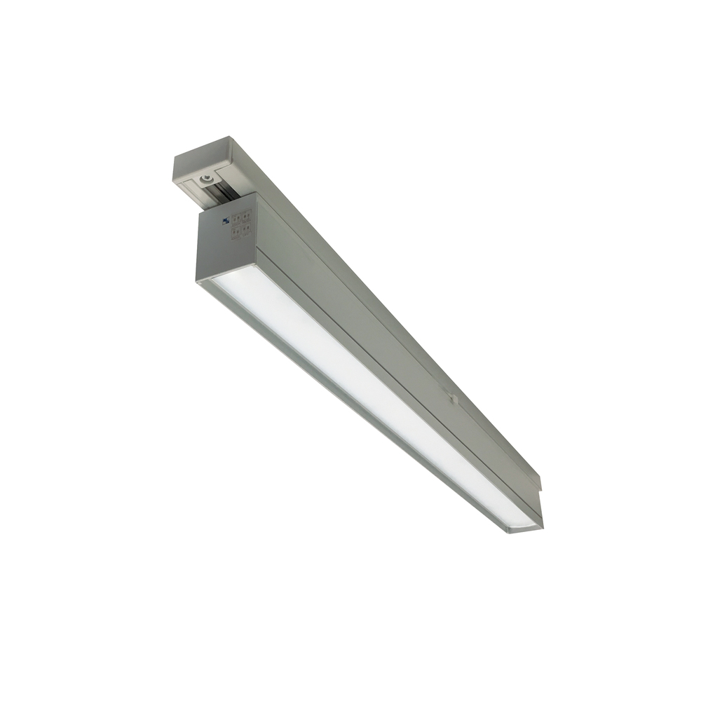 2' T-Line Tunable White Linear LED Track Head, 1600lm, 20W, 30/35/40K, 90+ CRI, Silver