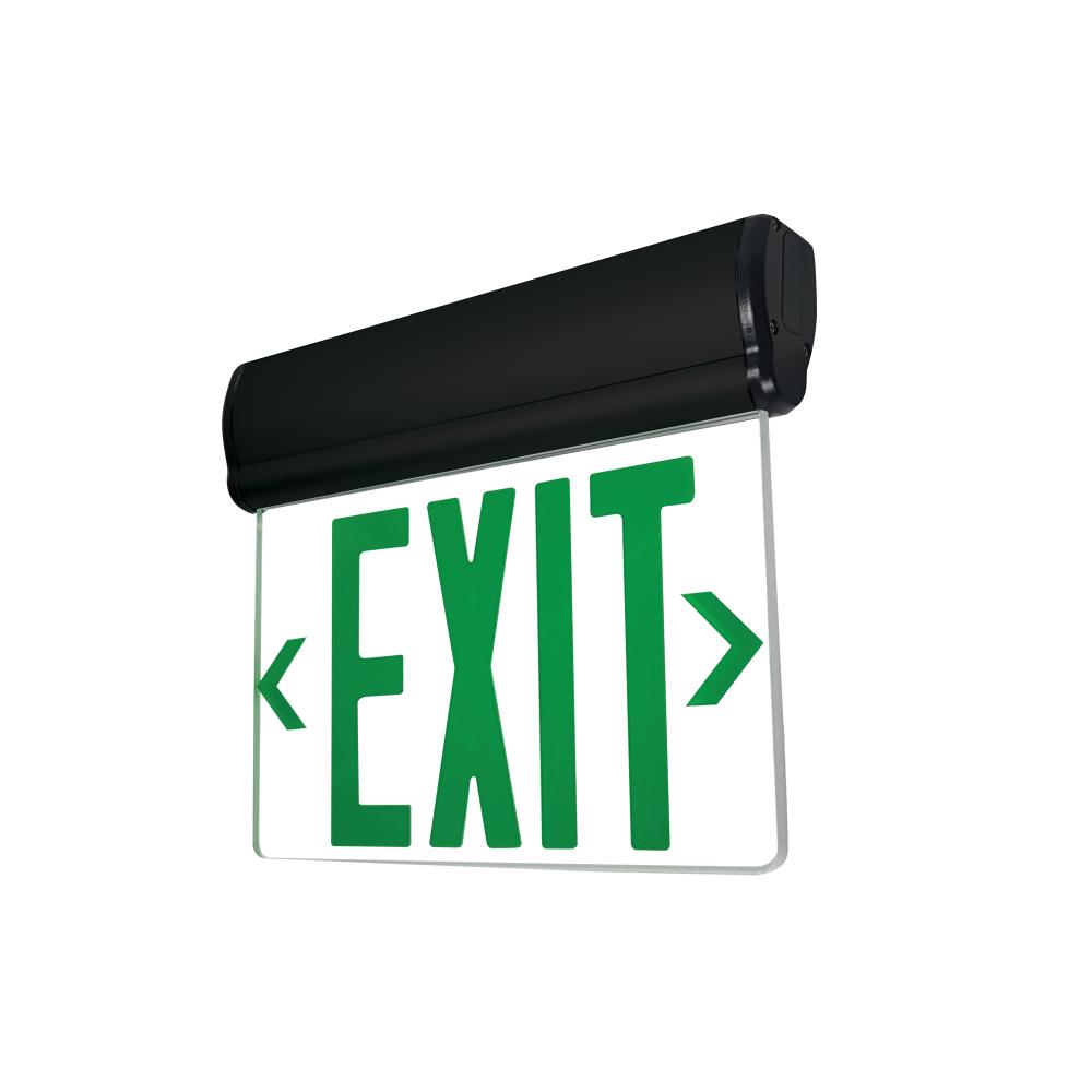 EXIT ADJ BAT 1F GRN/CLR BLACK