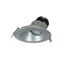 Nora NC2-639L0927FHSF - 6" Sapphire II High Lumen Adjustable Downlight, Round 70-Degree Flood Reflector, 900lm, 2700K,