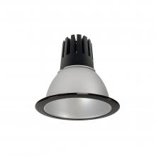 Nora NC3-61L340FHZB - 6" Sapphire III Round Open Reflector, 2500lm, 4000K, Flood Optic, Haze Reflector/Black Flange