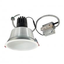 Nora NCR3-81L430FP01MPW - 8" Sapphire III Retrofit, Matte Powder White Reflector/Matte Powder White Flange, 120V; Phase