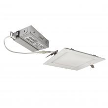 Nora NEFLINTW-S6233MPW - 6" E-Series FLIN Square LED Downlight with Selectable CCT (27K/30K/35K), 1150lm / 13.5W, Matte