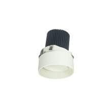 Nora NIO-2RTLA27XWW/10 - 2" Iolite LED Round Trimless Adjustable, 1000lm / 14W, 2700K, White Adjustable / White Reflector