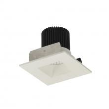 Nora NIOB-2SNDSQCDXMPW - 2" Iolite LED Square Reflector with Square Aperture, 800lm / 14W, Comfort Dim, Matte Powder