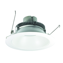 Nora NLCBC2-65140MPW/A - 6" Cobalt Click Round Retrofit Reflector, 750lm / 10W, 4000K, Matte Powder White Reflector /