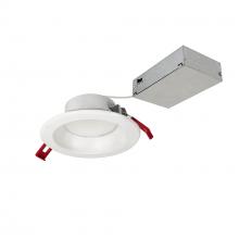Nora NLTH-41TW-MPW - 4" Theia LED Downlight with Selectable CCT, 950lm / 10W, Matte Powder White Finish