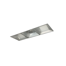 Nora NMIOTL-13-NF-AWW-35X-10-HZ - Iolite MLS 3-Head Trimless Reflector Kit, 3500K, 1000lm, Haze Adj. Snoot/Wall Wash Trims
