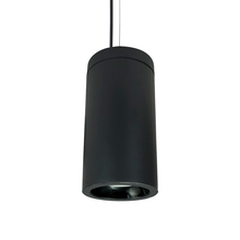 Nora NYLD2-6C10127DWBAC - 6" Cobalt Cable Mount Cylinder, Black, 1000L, 2700K, Diffused/White Reflector, 120V Triac/ELV