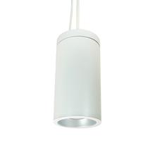 Nora NYLD2-6P10130HZWW4 - 6" Cobalt Pendant Mount Cylinder, White, 1000L, 3000K, Haze/White Reflector, 120V