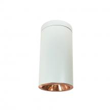 Nora NYLD2-6S10135COW - 6" Cobalt Surface Mount Cylinder, White, 1000L, 3500K, Copper Reflector, 120V Triac/ELV Dimming