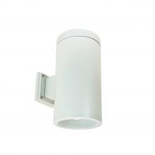 Nora NYLD2-6W10130WWW4/PEM - 6" Cobalt Wall Mount Cylinder, White, 1000L, 3000K, White/White Reflector, 120V Triac/ELV/0-10V