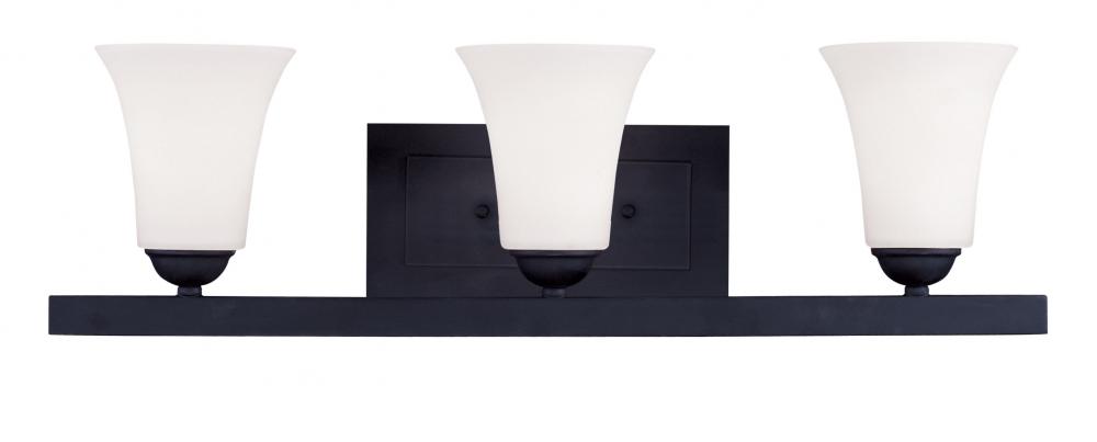 3 Light Black Bath Vanity