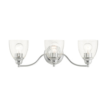 Livex Lighting 15133-05 - 3 Lt Polished Chrome Vanity Sconce