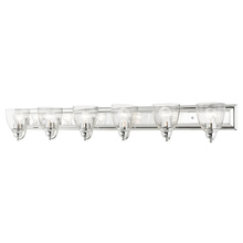 Livex Lighting 17076-05 - 6 Lt Polished Chrome Vanity Sconce