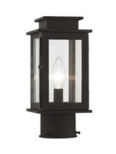 Livex Lighting 20201-07 - 1 Light Bronze Outdoor Post Lantern