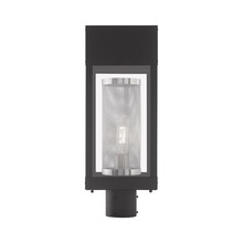 Livex Lighting 20763-04 - 1 Lt Black Outdoor Post Top Lantern