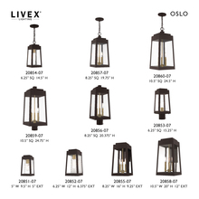 Livex Lighting 20853-07 - 1 Lt Bronze Outdoor Post Top Lantern