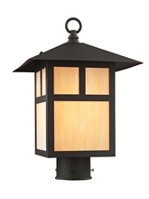 Livex Lighting 2134-07 - 1 Light Bronze Outdoor Post Lantern