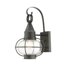 Livex Lighting 26901-61 - 1 Lt Charcoal Outdoor Wall Lantern