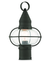 Livex Lighting 26902-04 - 1 Light Black Outdoor Post Lantern