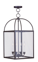 Livex Lighting 4042-07 - 4 Light Bronze Chain Lantern