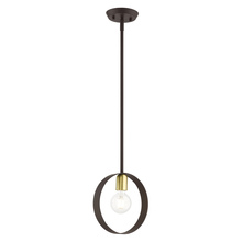 Livex Lighting 46411-07 - 1 Lt Bronze Pendant