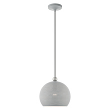 Livex Lighting 49100-80 - 1 Lt Nordic Gray Pendant