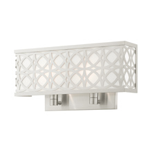 Livex Lighting 49877-91 - 2 Lt Brushed Nickel ADA Double Sconce