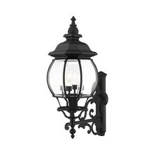 Livex Lighting 7701-14 - 4 Lt Textured Black  Outdoor  Wall Lantern