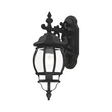 Livex Lighting 7706-14 - 1 Lt Textured Black  Outdoor  Wall Lantern