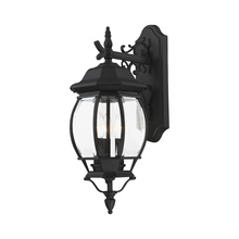 Livex Lighting 7707-14 - 3 Lt Textured Black  Outdoor  Wall Lantern