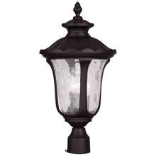 Livex Lighting 7859-07 - 3 Light Bronze Outdoor Post Lantern