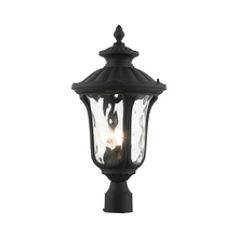 Livex Lighting 7859-14 - 3 Lt Textured Black Outdoor Post Top Lantern