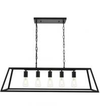  Best Lighting Items LD4061D38BK - Elegant - RESOLUTE 5 LIGHT