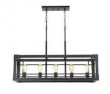  Best Lighting Items 3255BK - Revolution Lighting - 5 LIGHT LINEAR CHANDELIER