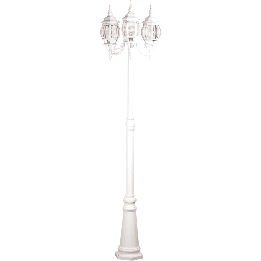 Classico 3-Light Outdoor Lantern and Post