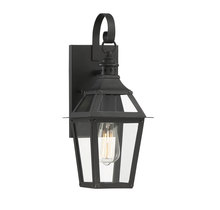 Savoy House 5-720-153 - Jackson 1-Light Outdoor Wall Lantern in Matte Black with Gold Highlights