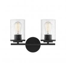 Savoy House 8-8020-2-BK - Marshall 2-Light Bathroom Vanity Light in Matte Black