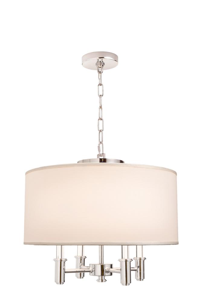 DuPont 4 Light Round Convertible Pendant - Semi Flush Mount