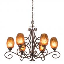 Kalco 5534AC/1404 - Amelie 6 Light Chandelier