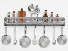 Hi-Lite MFG Co. H-13-46Y-B-BR47/B-GLD W/CI - POT RACK COLLECTION