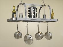 Hi-Lite MFG Co. H-24Y-D-BR47/A-GLD - POT RACK COLLECTION