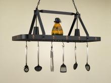 Hi-Lite MFG Co. H-44Y-D-BR47/A-GLD - POT RACK COLLECTION